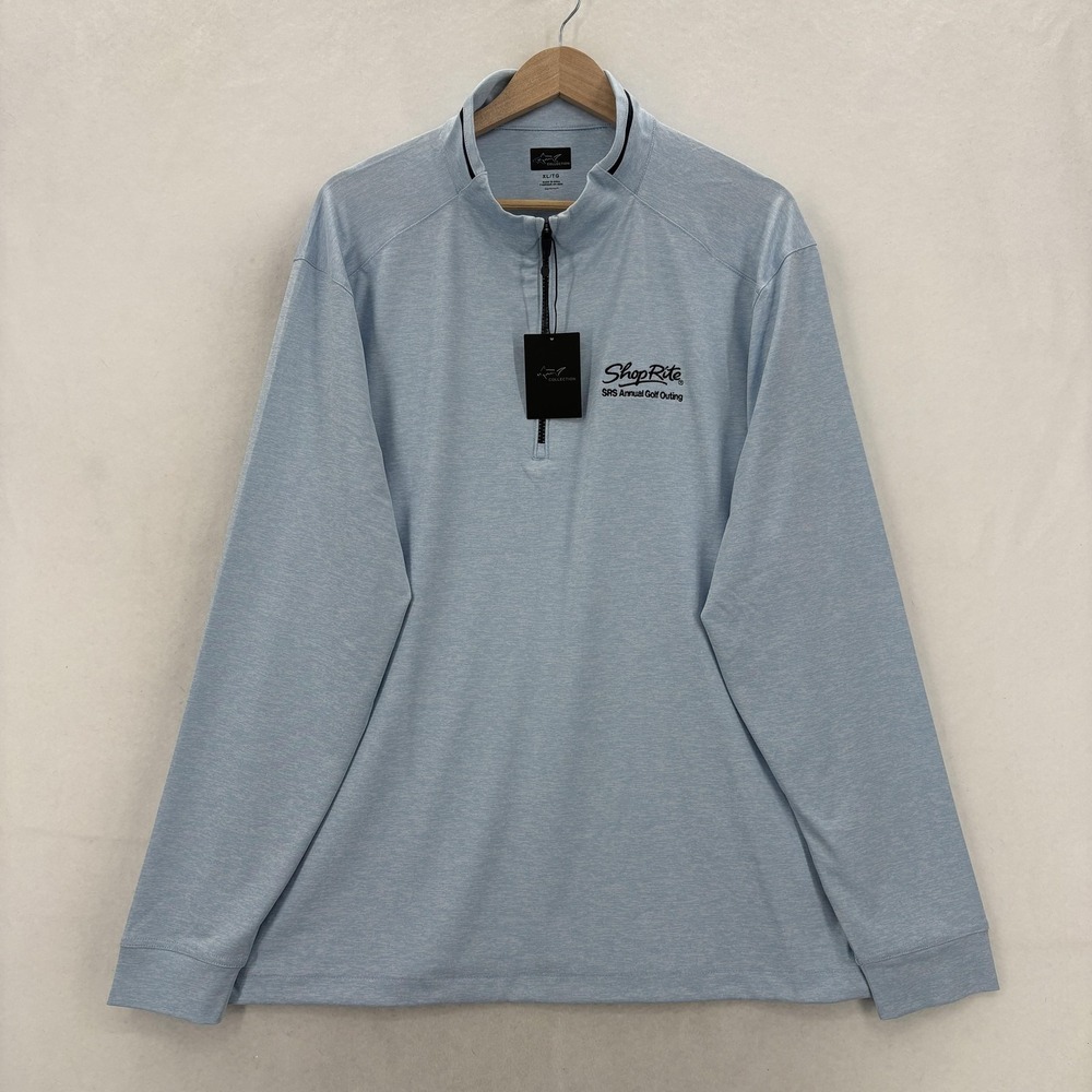Greg Norman Collection Pullover Mens XL Blue Pro-Series 1/4 Zip Golf ShopRite